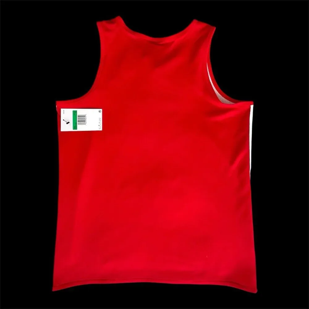NWT Nike Kids XL Reversible Basketball Jersey Red/White Mesh CQ4370-658